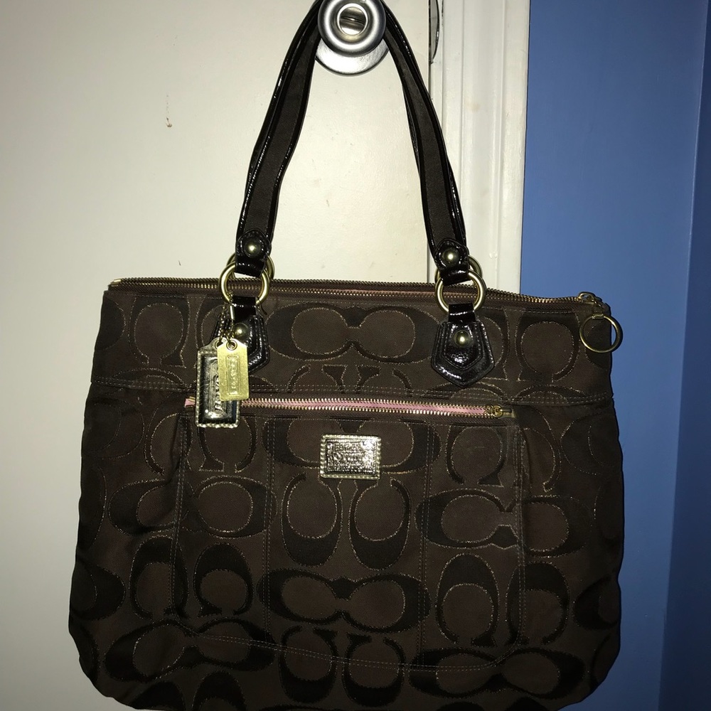 Brown Coach bag